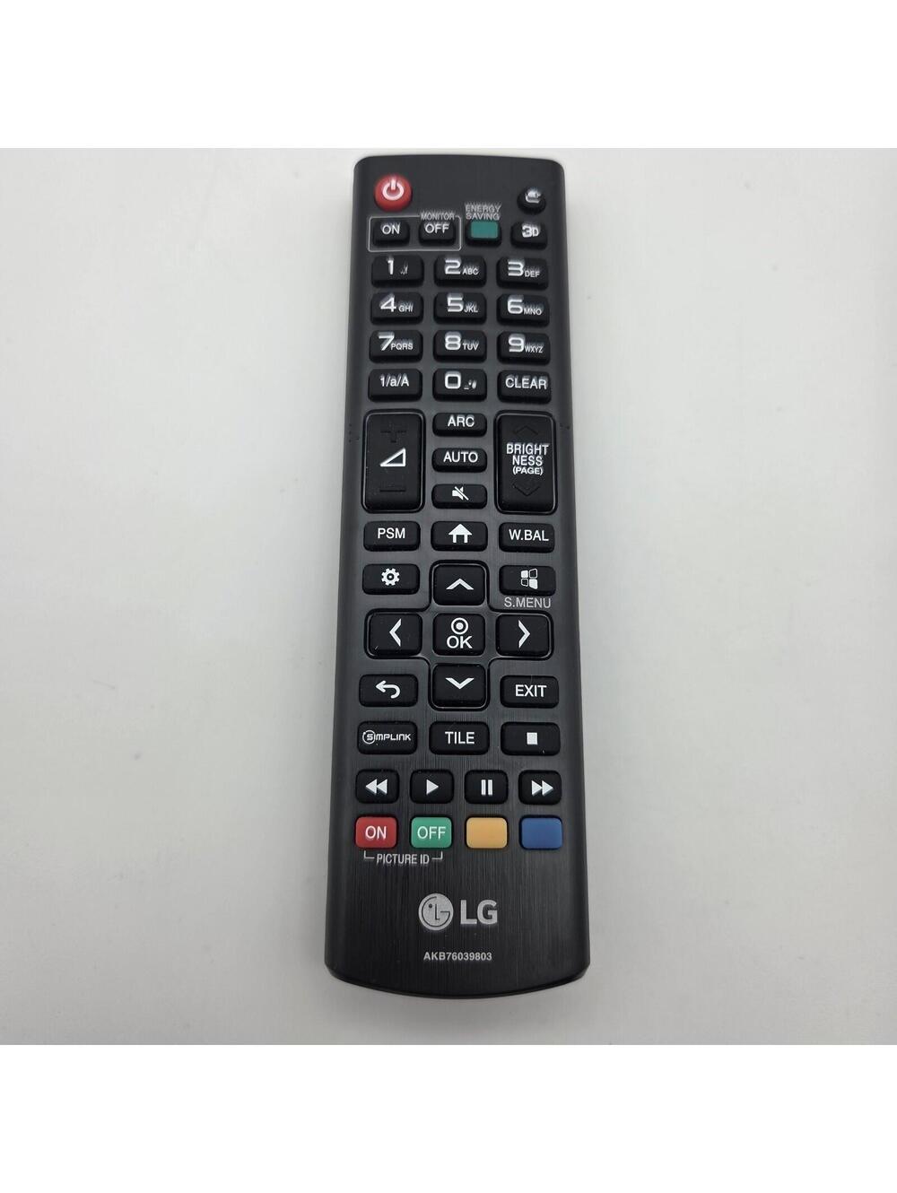 Genuine LG AKB76039803 Factory Sealed Remote Control OEM For Commercial Moniters